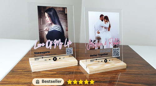 Premium Art Music Plaque, Song Plaque, Spotify Sign