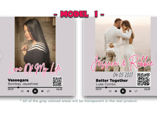 Premium Art Music Plaque, Song Plaque, Spotify Sign